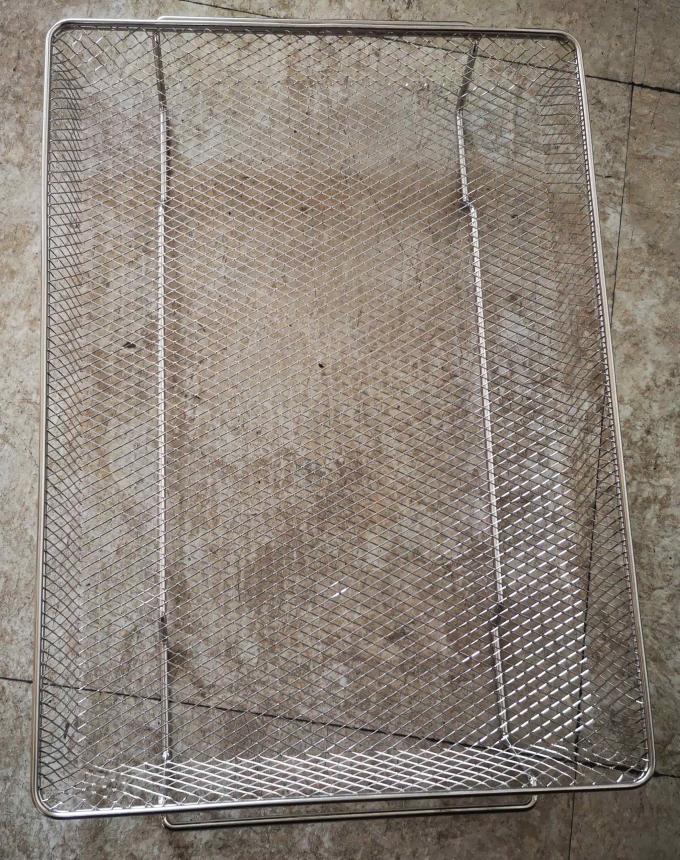 Elektrische oven mand roestvrij staal grill mesh vierkant grill mand 1